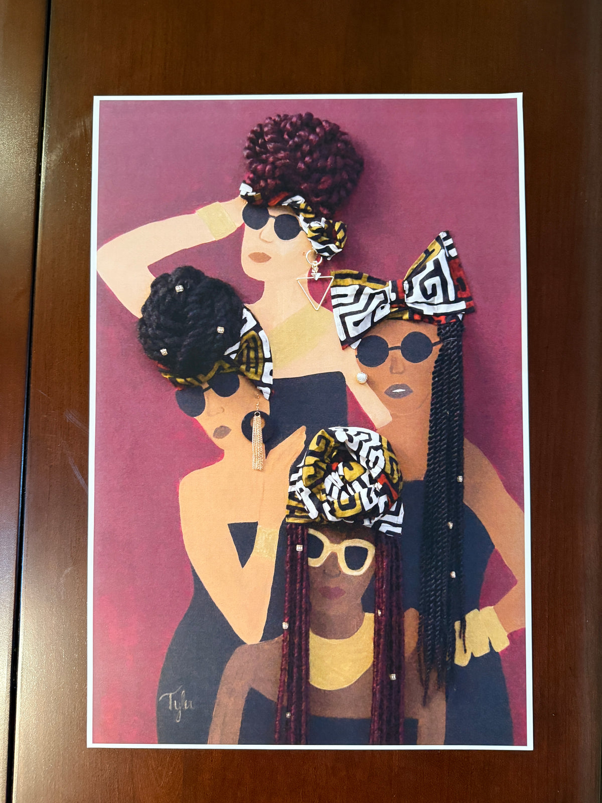 Shade room - 12X18 2D Paper Print (No Hair or Fabric)