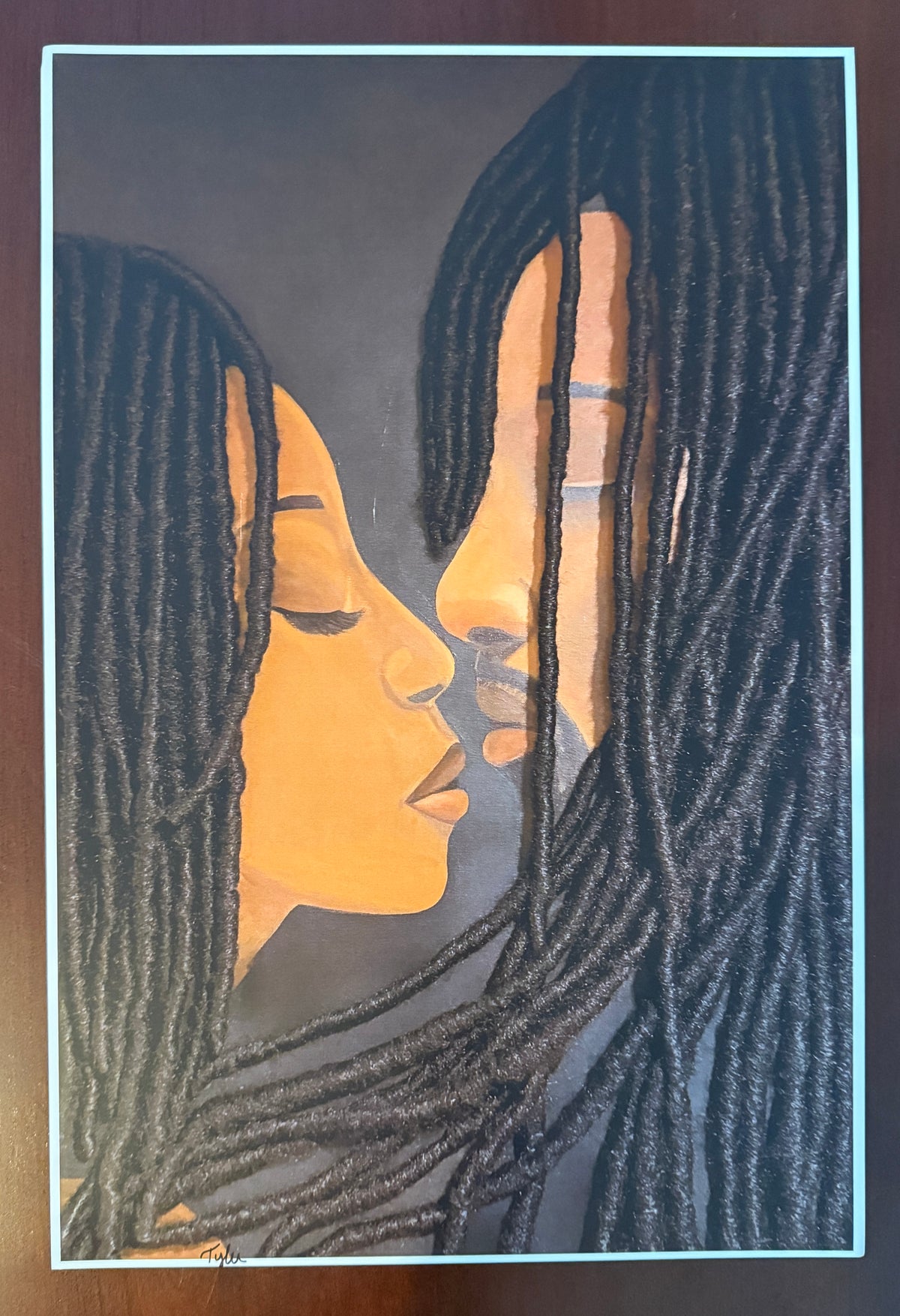 Interlocked- 12X18 2D Paper Print (No Hair)