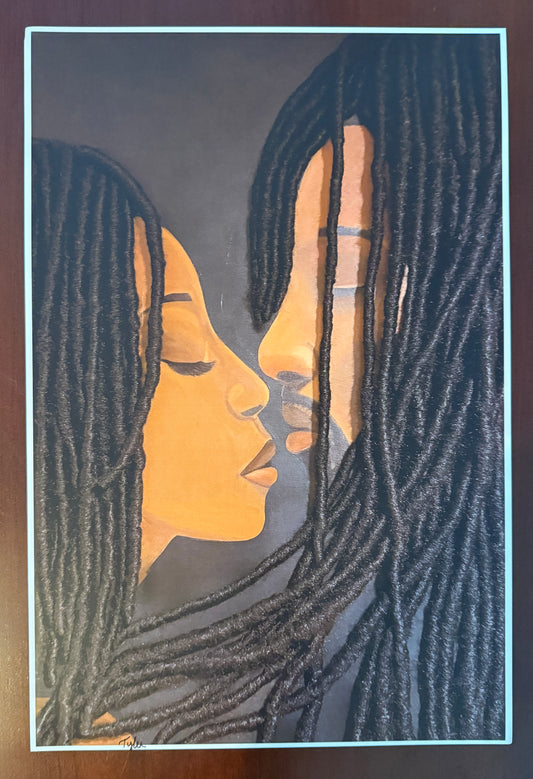 Interlocked- 12X18 2D Paper Print (No Hair)