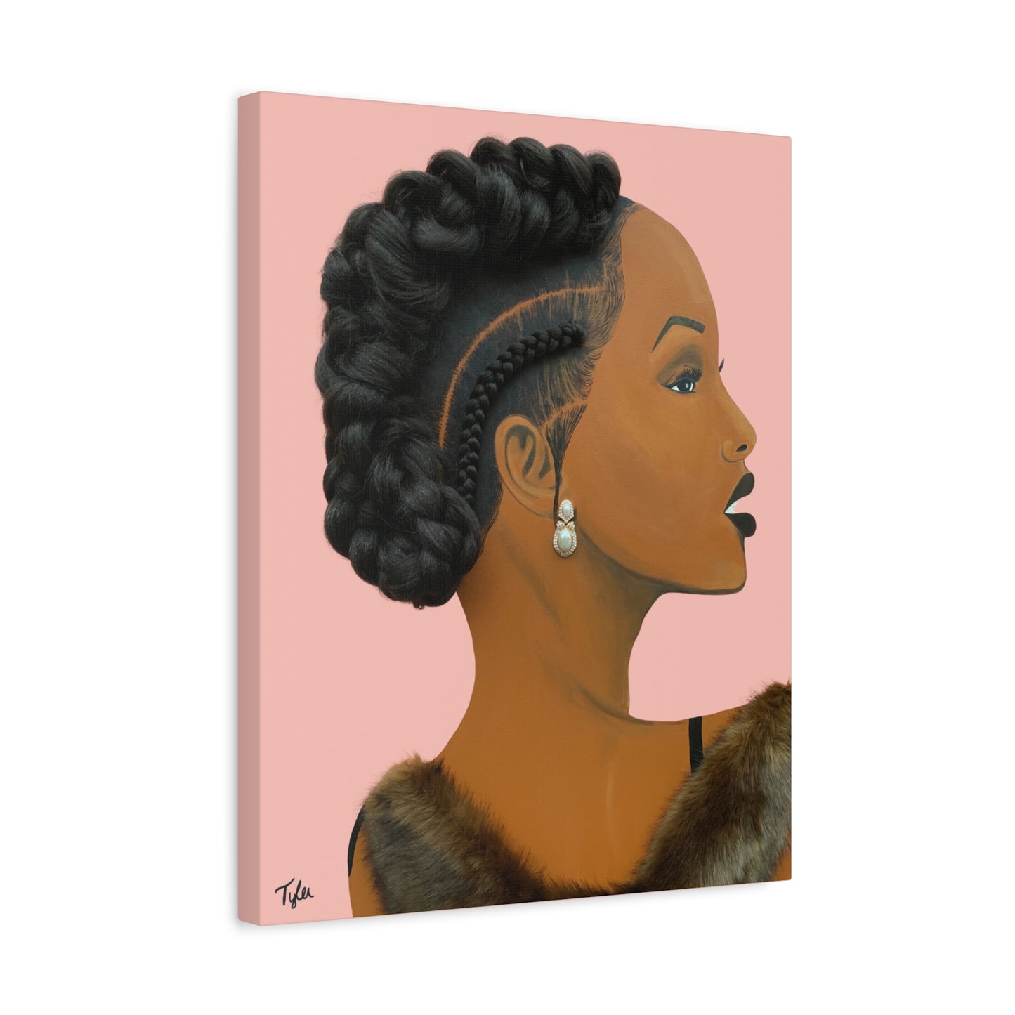 Elegant 2D Canvas Print (No Hair)