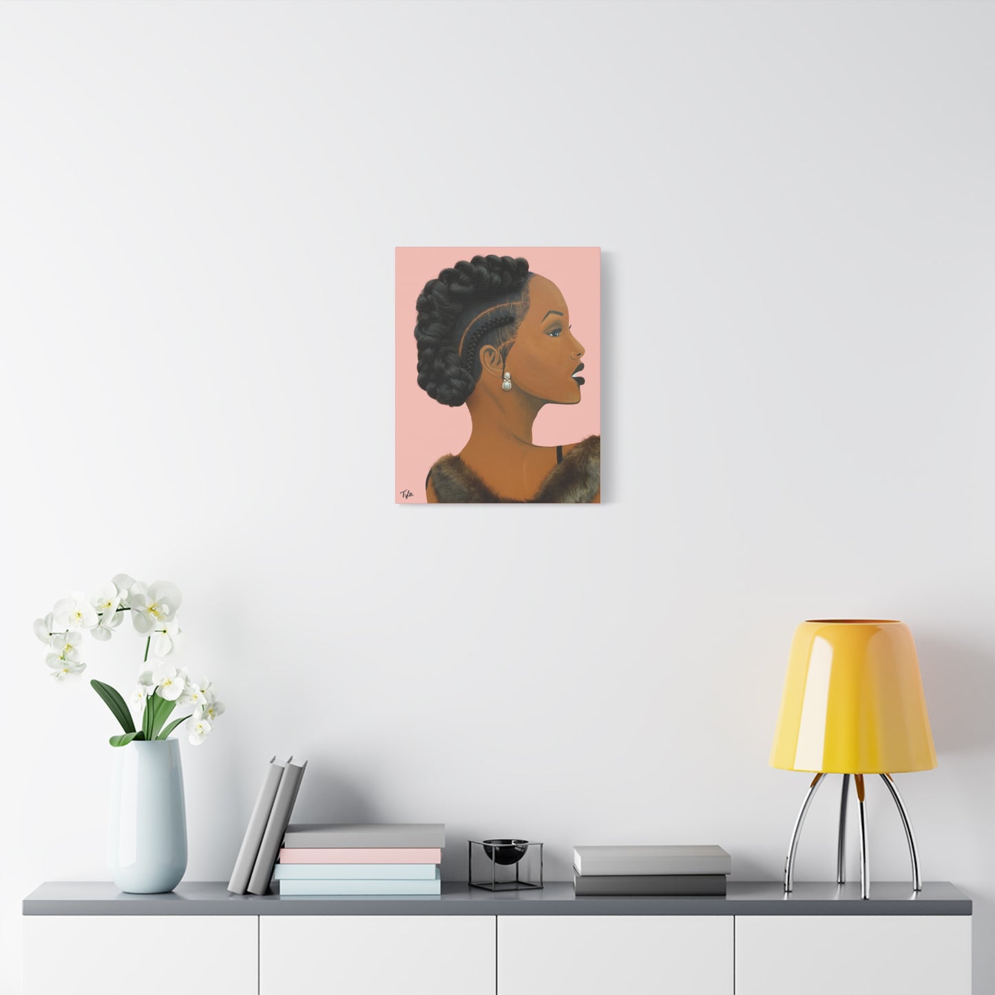 Elegant 2D Canvas Print (No Hair)
