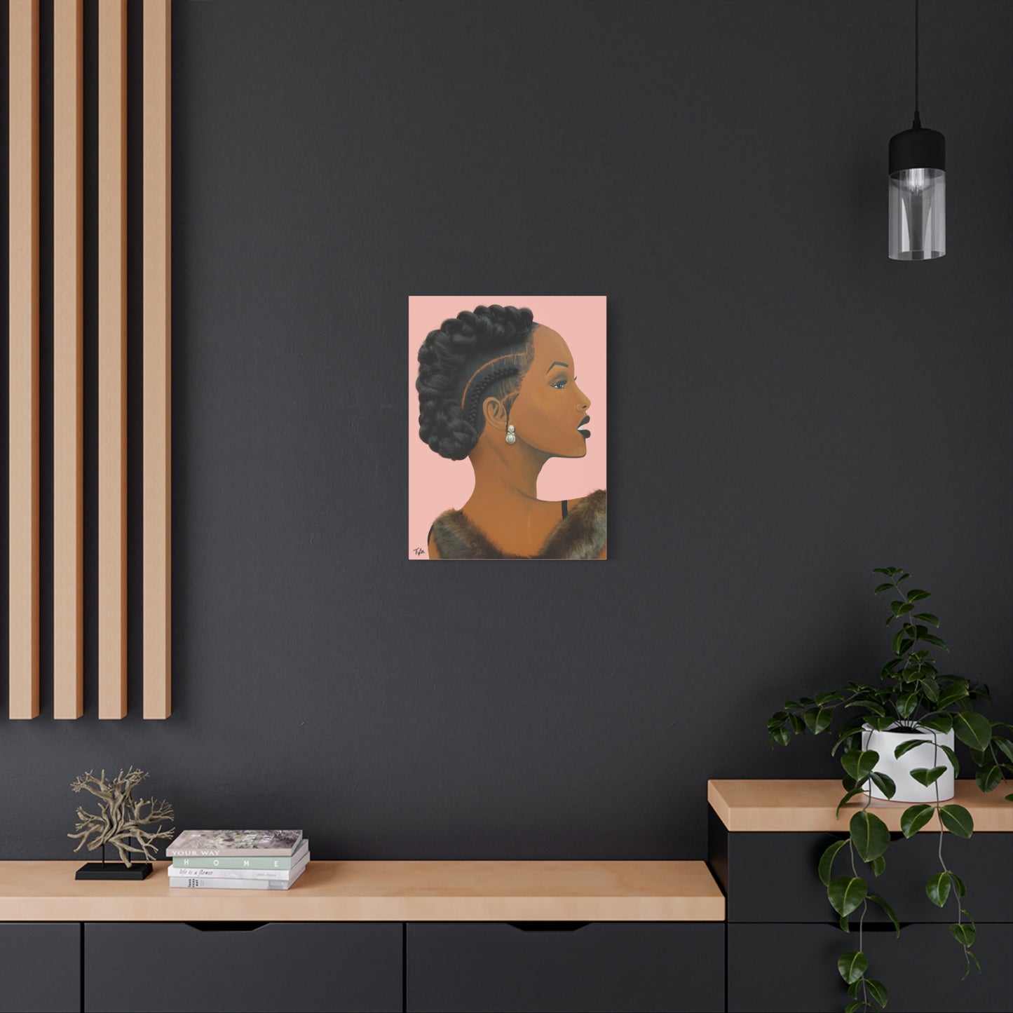 Elegant 2D Canvas Print (No Hair)