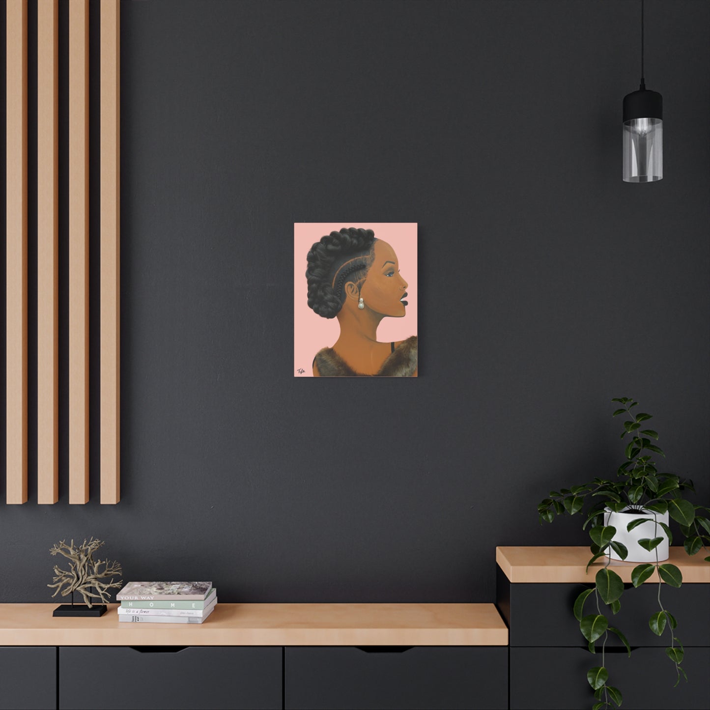 Elegant 2D Canvas Print (No Hair)