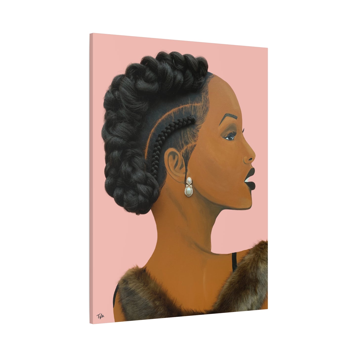 Elegant 2D Canvas Print (No Hair)