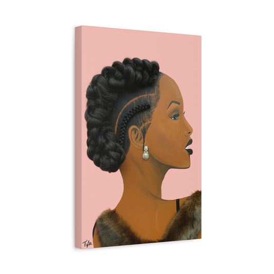Elegant 2D Canvas Print (No Hair)