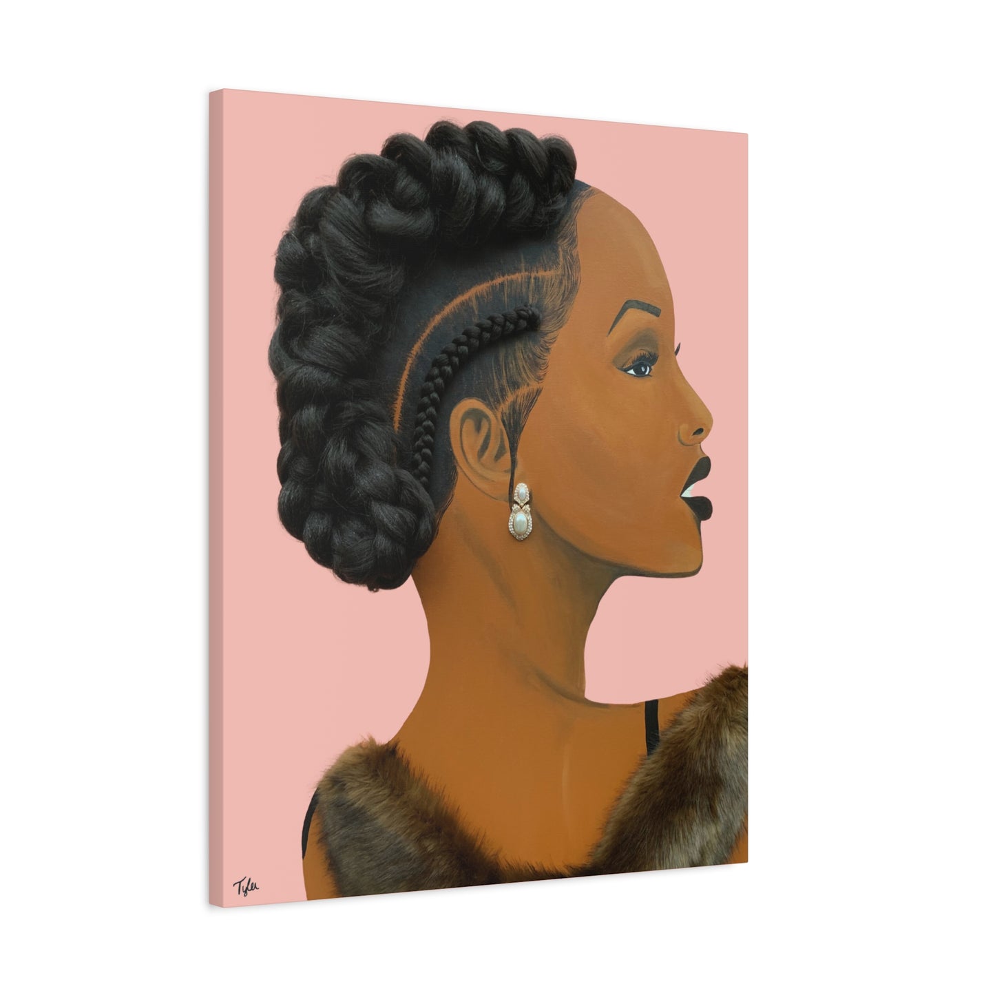 Elegant 2D Canvas Print (No Hair)