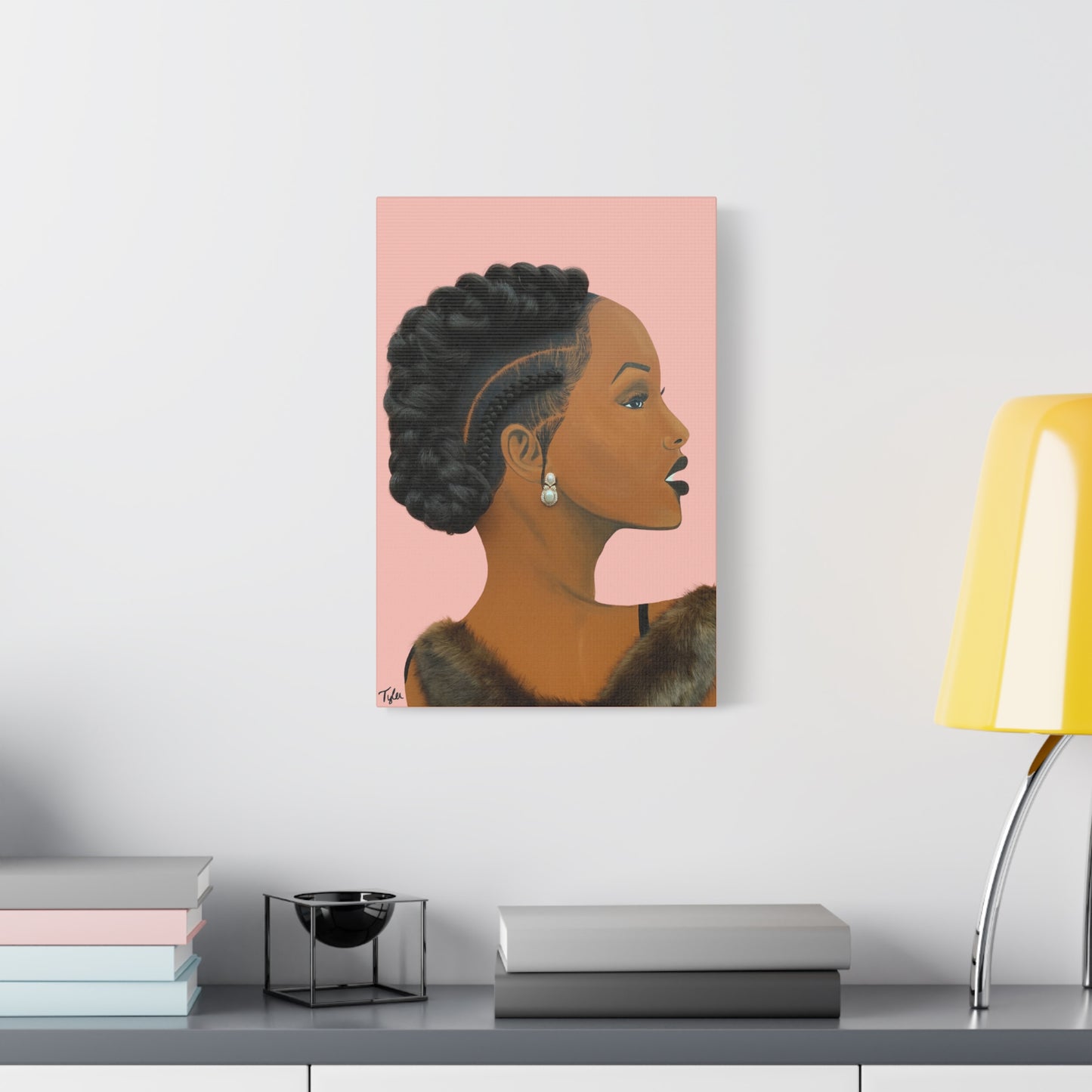 Elegant 2D Canvas Print (No Hair)