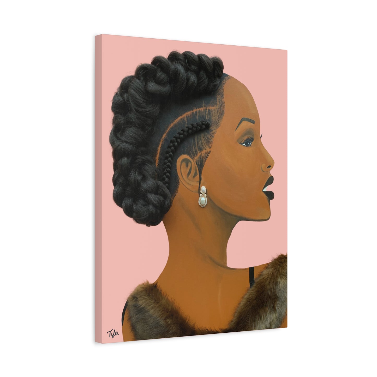 Elegant 2D Canvas Print (No Hair)