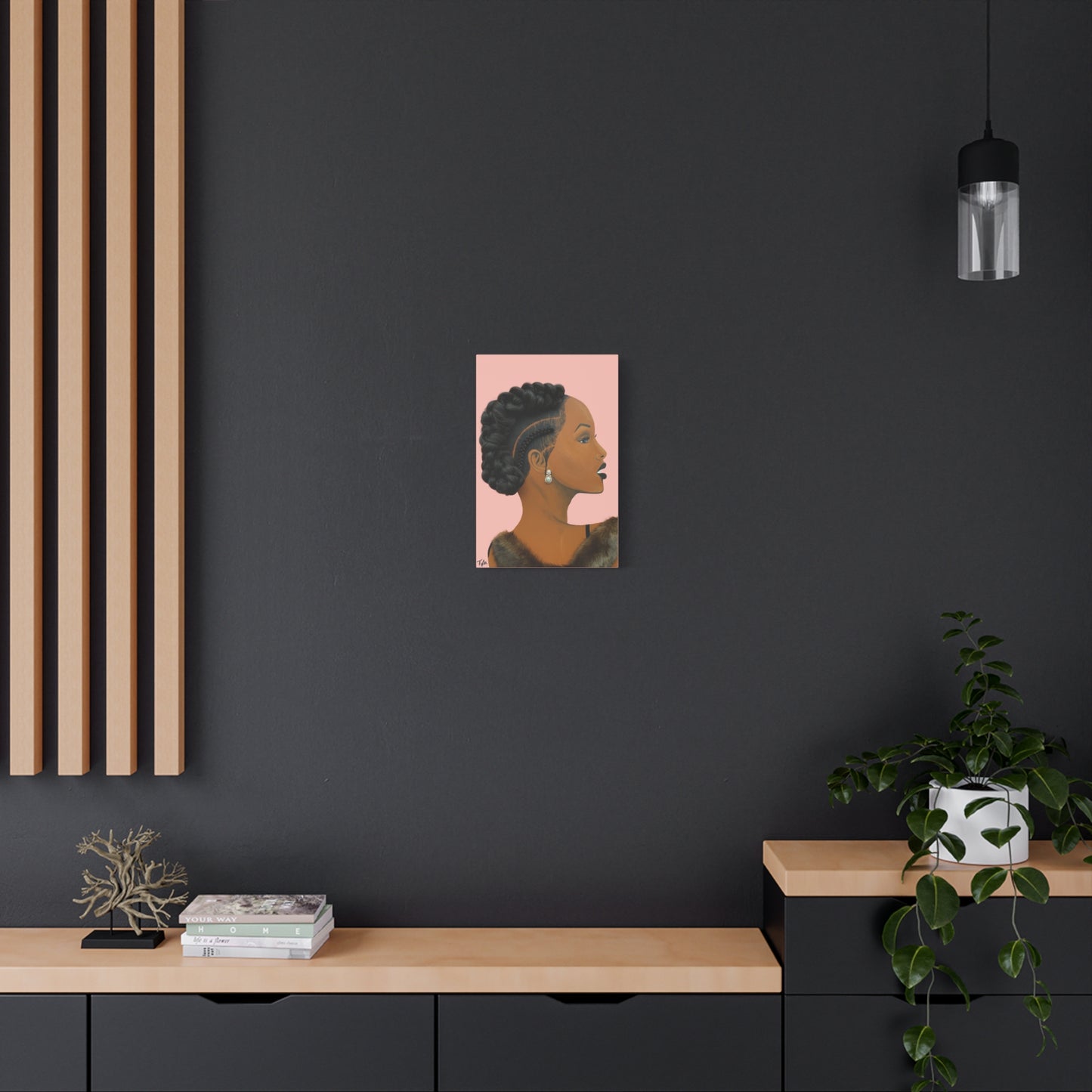 Elegant 2D Canvas Print (No Hair)