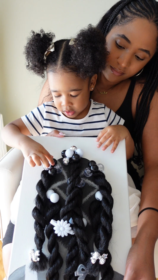 Baby Girl I 3D Original Painting (with Hair)