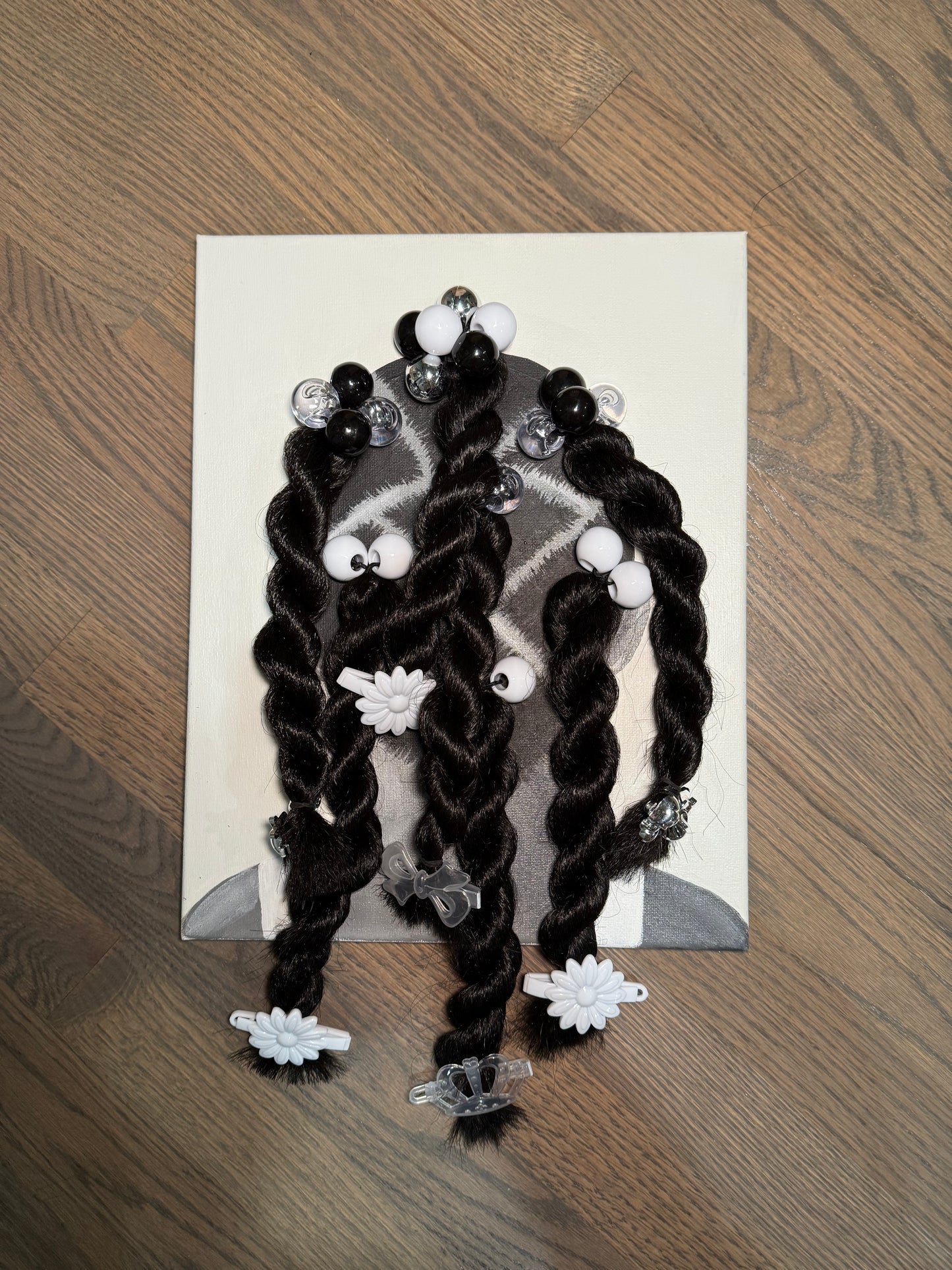 Baby Girl I 3D Original Painting (with Hair)